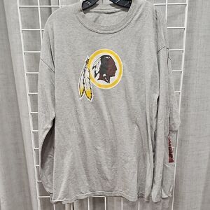 Redskins Sports Illustrated Classic Gray Long Sleeve Men's Tee 2xl